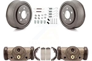 Transit Auto Rear Brake Drum Shoes Spring And Cylinders Kit Replacement For Jeep Wrangler TJ K8N-100406