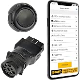 Diesel Laptops Heavy Duty Truck Scanner with DPF Regens Diesel Decoder Mobile Diagnostic Tool for Use with Cummins, Volvo, Paccar, International Vehicles and Repair Information for iOS &amp; Android
