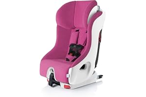 Clek Foonf Convertible Car Seat with Adjustable Headrest, Reclining Design, LATCH System, and Flame-Retardant-Free (Snowberry)