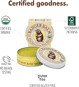 Badger Unscented Balm Virgin Olive Oil Beeswax Dry Sensitive Chapped Skin view 7