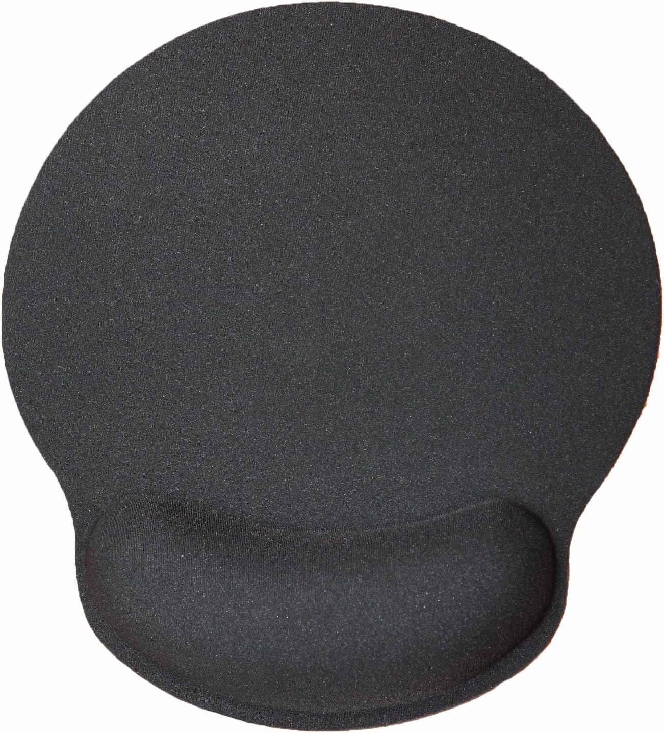 Silent Monsters Ergonomic Comfort Mouse Mat with Gel Wrist Rest, Black Gel Mousepad, Office and Gaming Mousemat with Hand Support