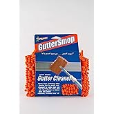 Chomp! Microfiber Gutter Cleaner Tool: Ultimate Gutter Cleaning Smop for All Types of Rain Gutters, Siding and Metal Trim - Instantly Clean Black Streaks, Mold, Mildew, Algae, Dirt and More