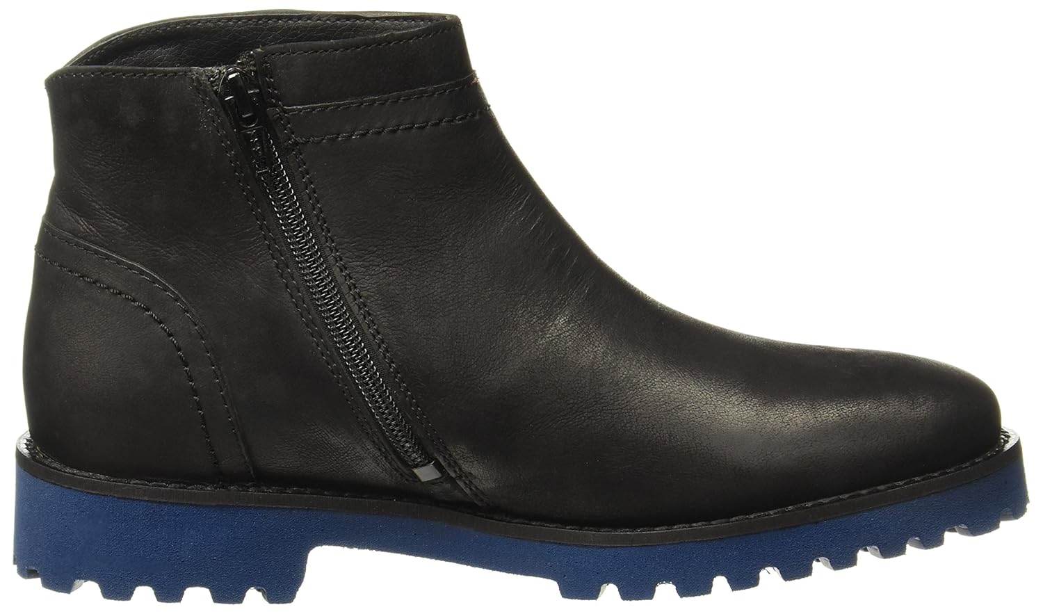 hush puppies women's betty black leather boots - 3 uk/india (36eu)(5046958)