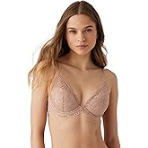 b.tempt'd Womens Ciao Bella Lightly Padded Lace Plunge Contour Bra, 953344