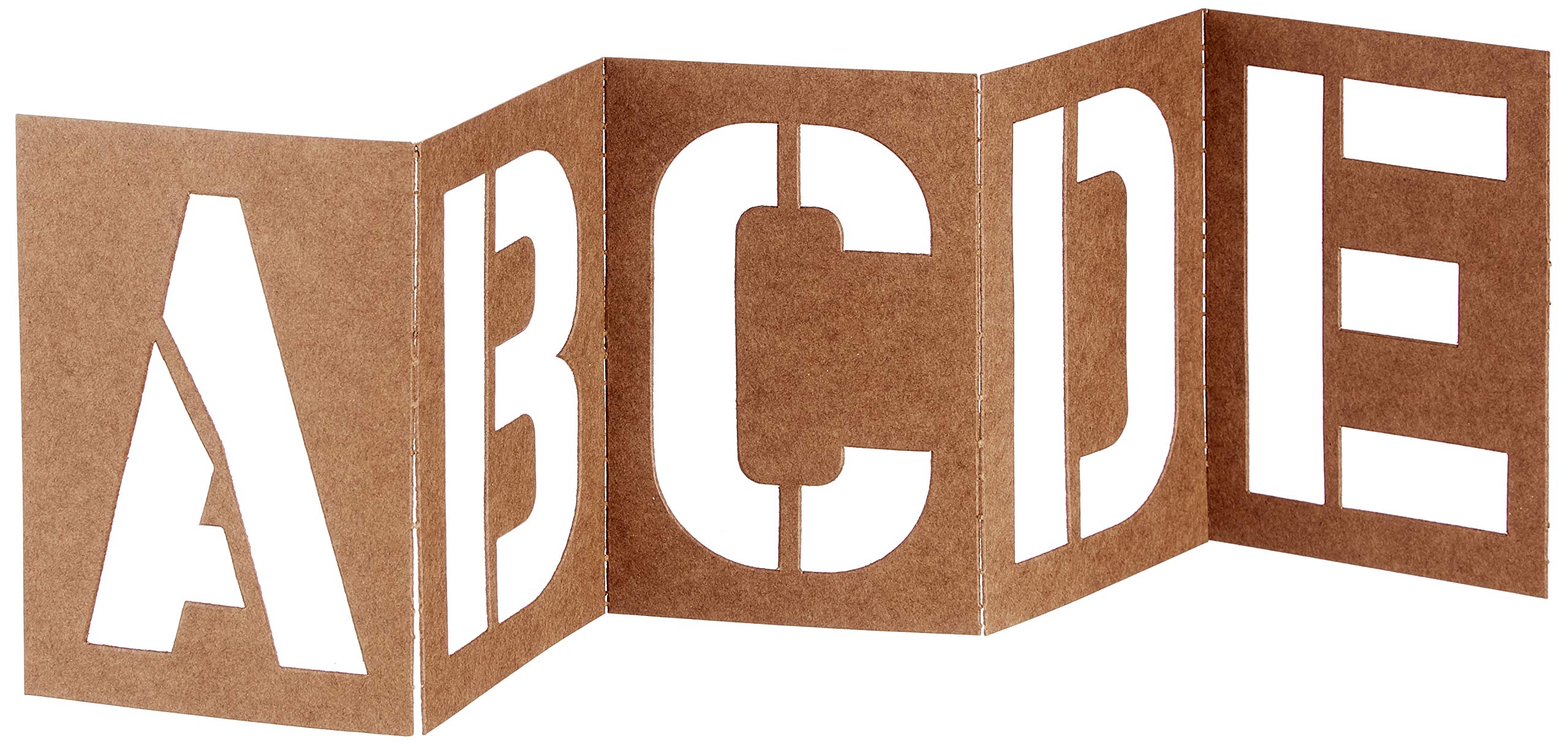 Graphic Products Plastic Stencil-It Reusable Lettering Set-4-inch