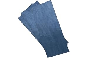 ebpsneer Nature 3 Pcs Dyed Maple Wood Veneer Sheet, 20” x 8”, Fingerboard Veneer– Easy Apply for Wood Crafts Speaker Box Mini Skateboard DIY -Blue