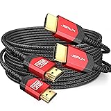 JSAUX 8K HDMI Cables 2.1 10FT 2-Pack 48Gbps 8K & 4K