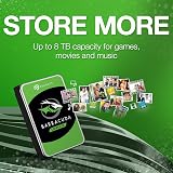 Seagate BarraCuda 4TB 2.5 Inch Internal HDD 128 MB Cache SATA 6 Gb/s view 3