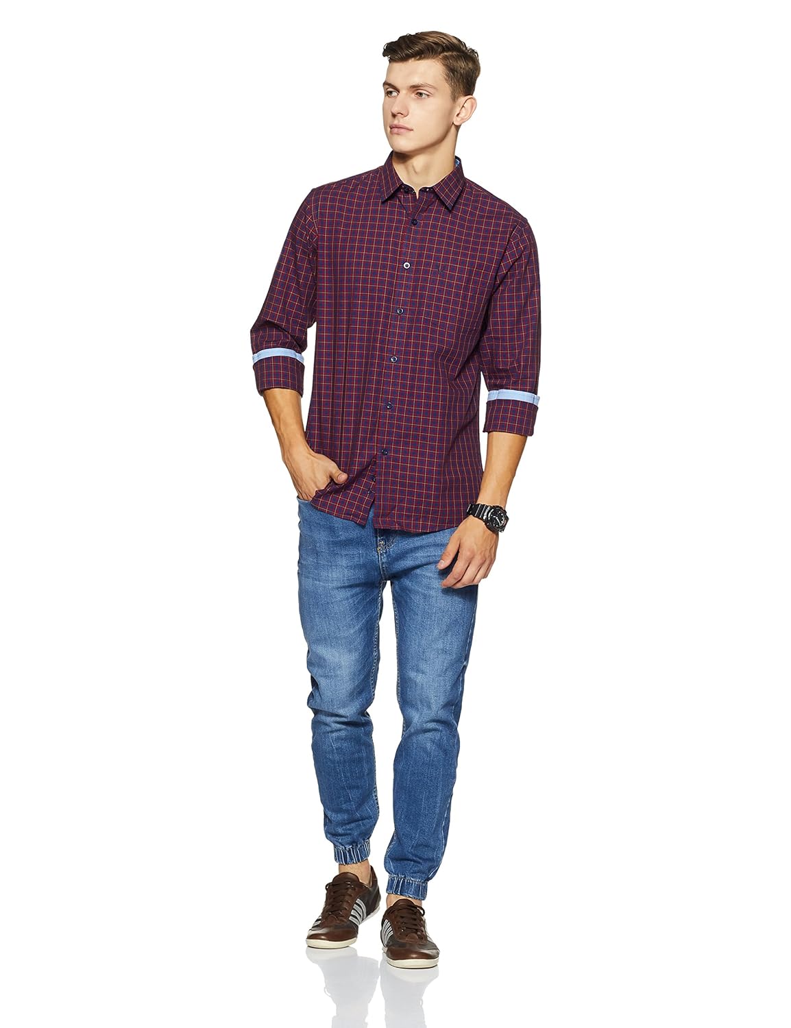 allen solly men's casual shirt