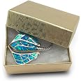 TheDisplayGuys 100-Pack #10 Teal Green Jewelry Boxes - Cotton Filled, 1.9\" X 1.3\" X 0.7\"