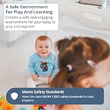 Venture Baby Playpen All Stars Joy Foldable Large Portable Taupe 6-36 Months view 7