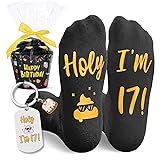 HAPPYPOP 17th Birthday Sock Gift Ideas - Presents