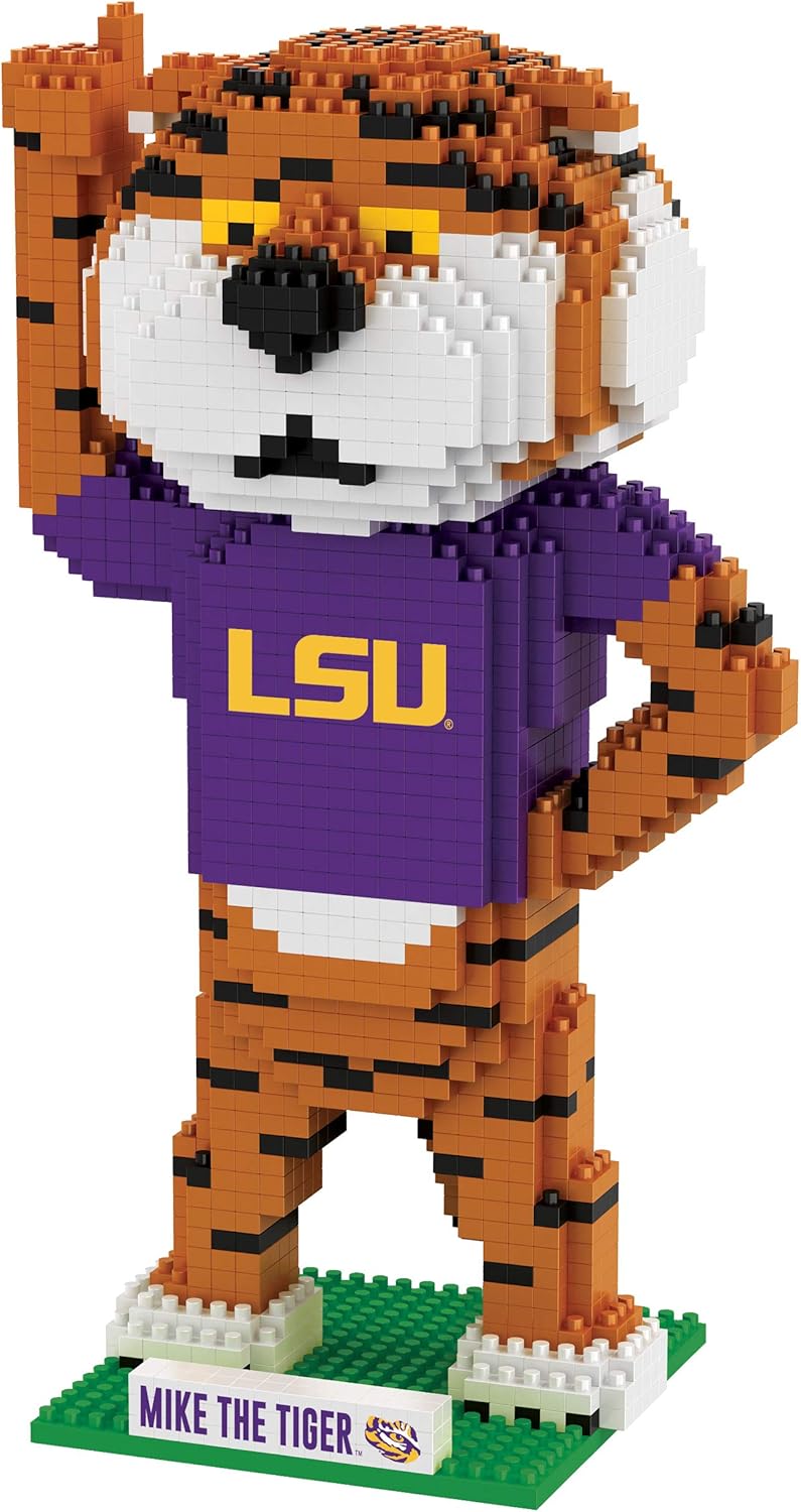 The 7 Best Lsu Tigers Ncaa 3D Brxlz Mascot Puzzle Building Blocks Set