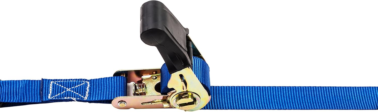 AUGO Ratchet Tie Down Straps -4 PK- 4.5m, 1000 KG Break Strength, Safety Lock S Hooks -for Moving Cargo Appliances - Image 3
