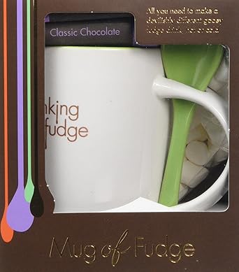 Fudge Kitchen Drinking Fudge Gift Set Classic Chocolate Mug