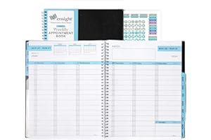 Ensight 2024 Appointment Book & Planner - Ensight 8.5 x 11 inches, Large Tabbed Daily Hourly Weekly Planner, Calendar and Schedule Book 15-Minute time Slots, Business and Personal Planner Jan 2024 -