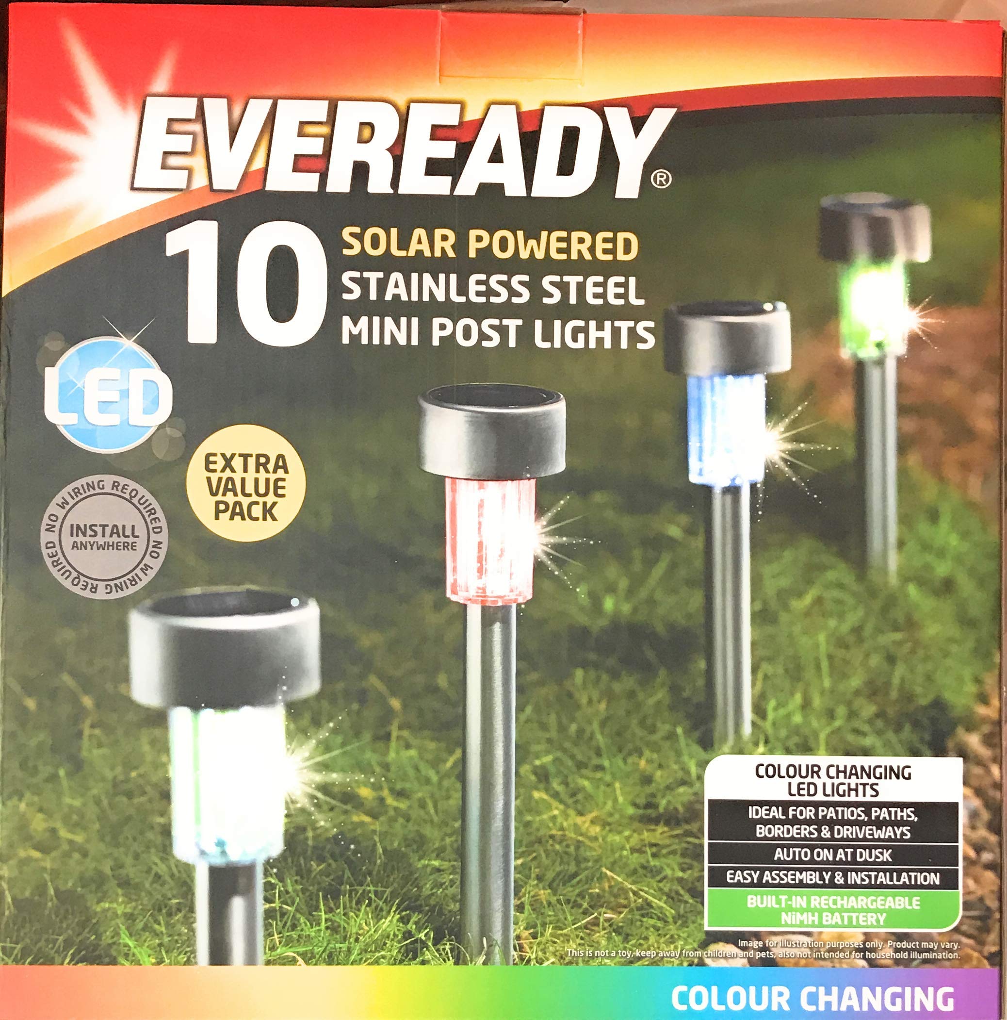 Colour Changing Post Lights