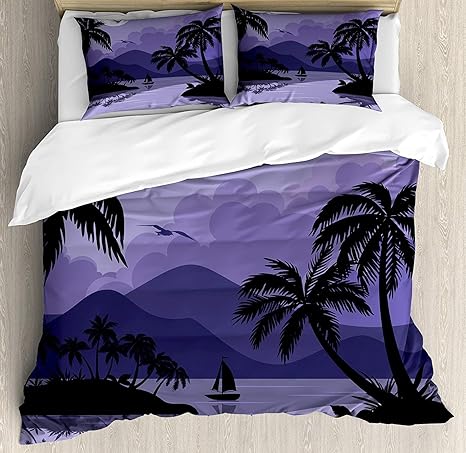Amazon Com Tropical Twin Bedding Comforter Sets All Season 4pc