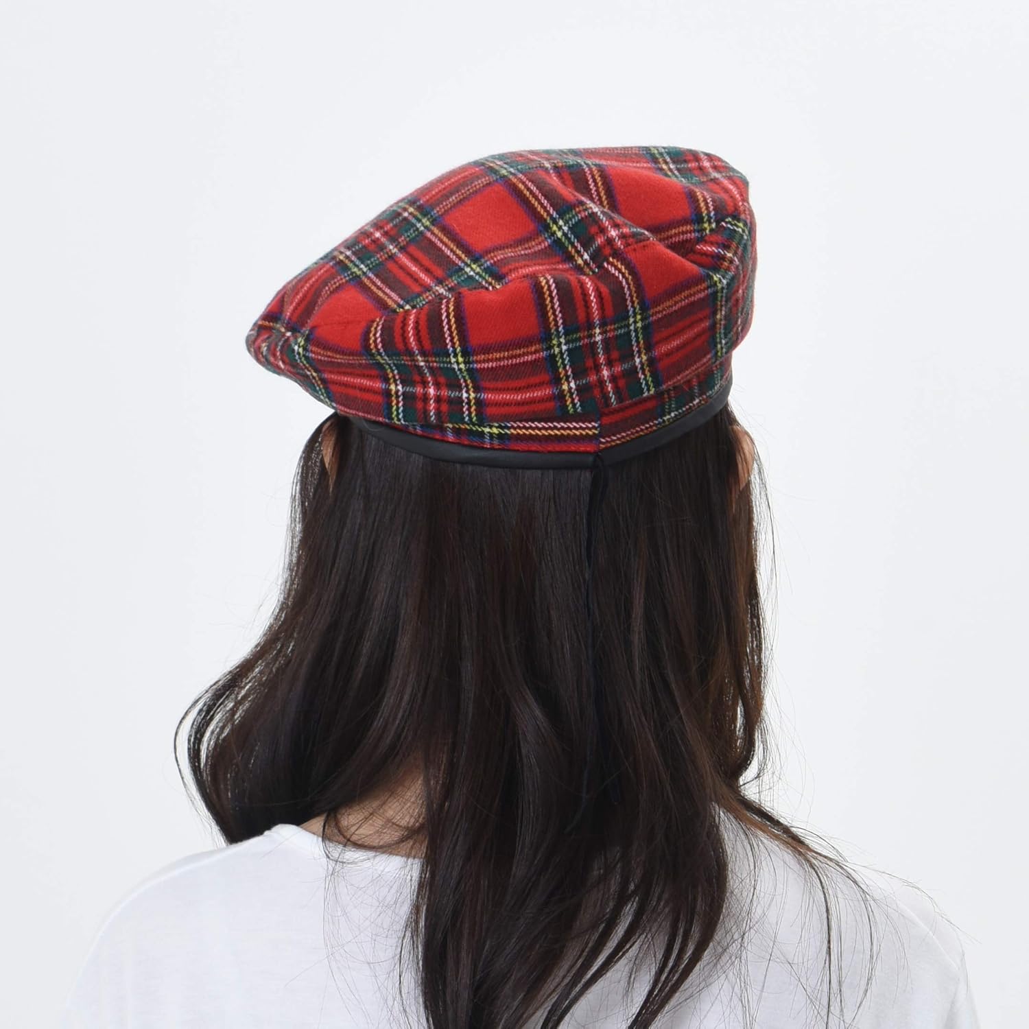 tartan beret hat