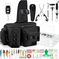 thumbnail image 2 of THKFISH 85-Piece Fishing Kit – Backpack, Pliers, Gripper, Tackle Boxes & Lures, All-in-One Gear Set 2 of 9