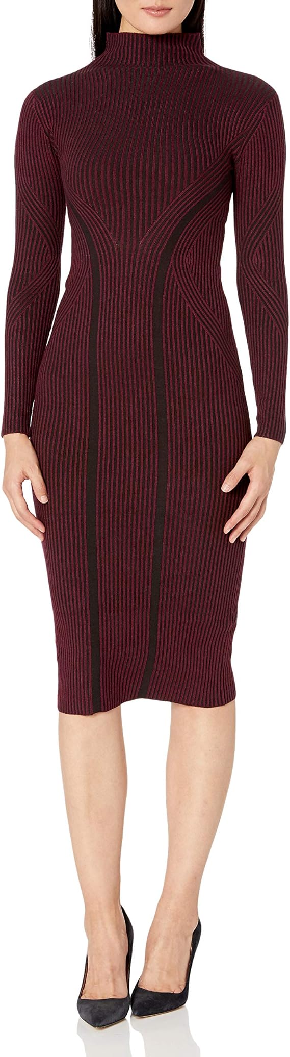 French Connection FCUK 女式针织高领连衣裙 2码2.7折$36.66 海淘转运到手约￥302