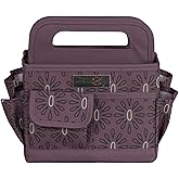 Everything Mary Desktop Tote Organizer – Purple Geo Craft Caddy – Storage Tote for Art Supplies, Sewing, Scrapbooking & DIY Projects – Portable Craft Organization