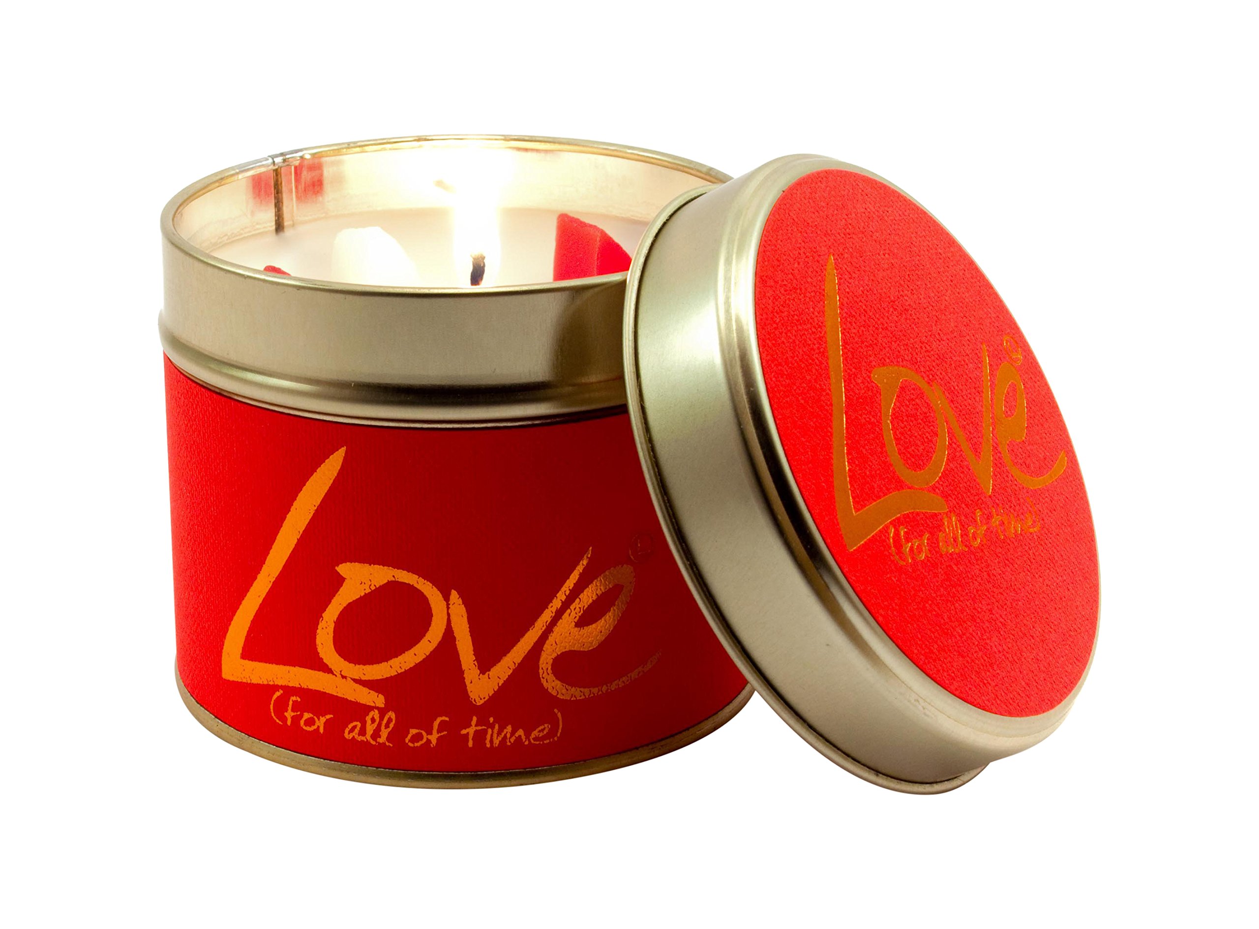 Lily-Flame Love Tin, Red
