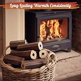 Topline High Energy Heat Logs 12 Pack Ultra Dry Compressed Wood Fuel Stoves view 6