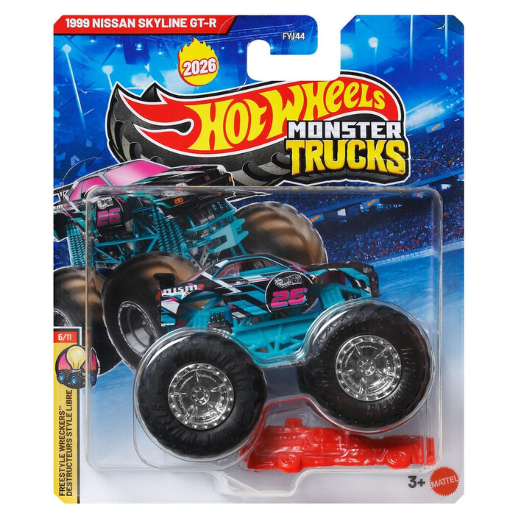 Hot Wheels Monster Trucks - (1999 Nissan Skyline GT-R JHY75)