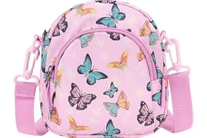 Choco Mocha Little Girls Purse for Kids 4-6 6-8 Kids Crossbody Bag Toddler Purse 2 3 4 Girl Christmas Purses Gifts