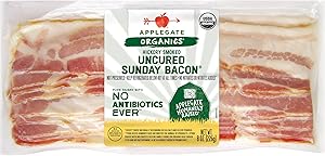 Applegate Farms Organic Hickory Smoked Uncured Sunday Bacon, 8 OZ