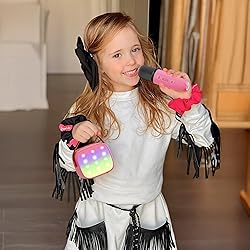 YLL Mini Karaoke Machine for Kids Adults, Portable