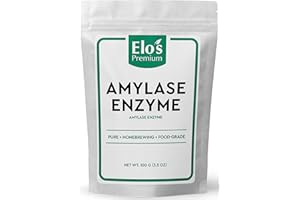 Amylase Enzyme (100g)| Packed in Canada| 100% Food-Grade Enzyme Formula; Non-GMO| Increase Fermentation; Used for Homebrewing