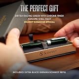 Scriveiner British Racing Green Laquer Rollerball Pen with Schmidt Refill view 3