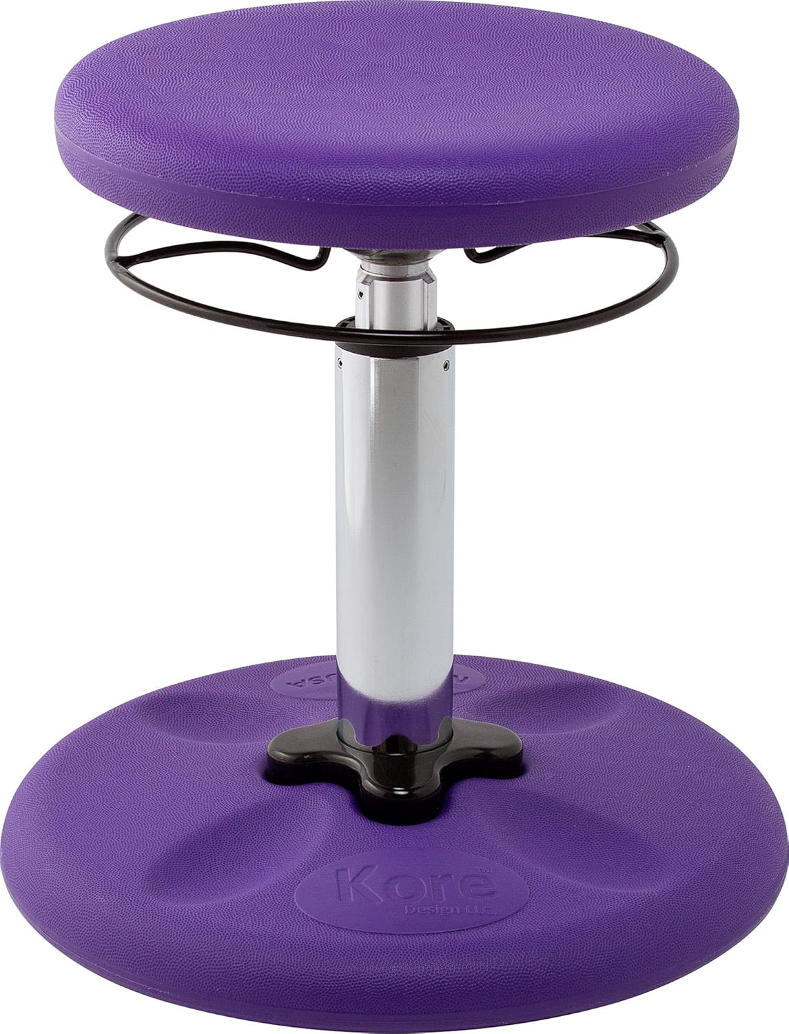 Kore KOR3107 (14″-19″) Kids Adjustable Standard Wobble Chair, Purple