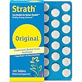Bio-Strath Nutritional Yeast Tablets | Fermented Herbal Yeast Postbiotic | Prebiotic &amp; Gut Health Support | Digestive Wellness &amp; Nutrient Absorption | Vegetarian Tablets | 100 Count
