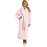 Plush Microfiber Fleece Robe | Super Soft & Warm | Lightweight | Full Length