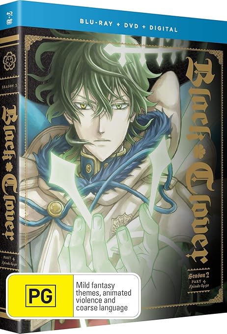 Amazon Com Black Clover Season 2 Part 4 Blu Ray Dallas Reid Jill Harris Micah Solusod Aaron Dismuke Aaron Roberts Movies Tv