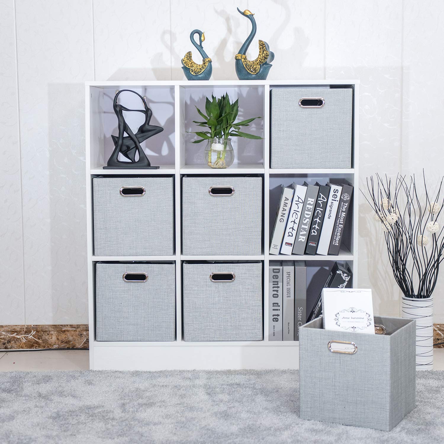 Foldable Storage Basket Bins,13x13 Storage Containers