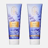 Bath & Body Works Lavender Vanilla Aromatherapy Body Cream, Ultimate Hydration Moisturizer with Shea Butter & Hyaluronic Acid for Dry Skin, 8 fl oz - 2 Pack