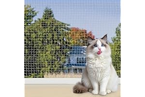Cat Balcony Net, Cat Netting for Balcony, Nylon Pet Mesh Fence for Dogs & Cat, Cat Netting Anti-Fall Mesh Fence for Terrace W
