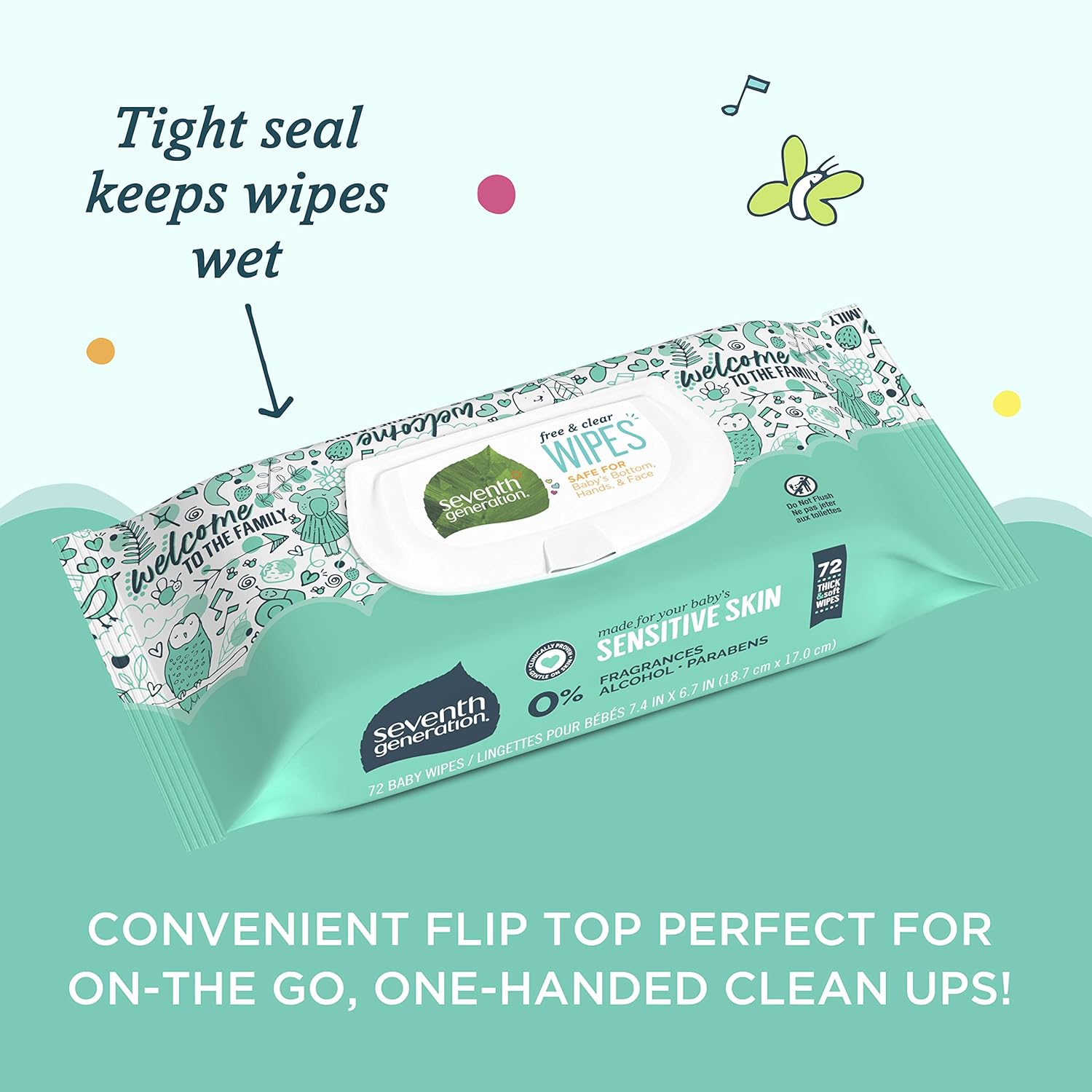 seventh generation wipes 768