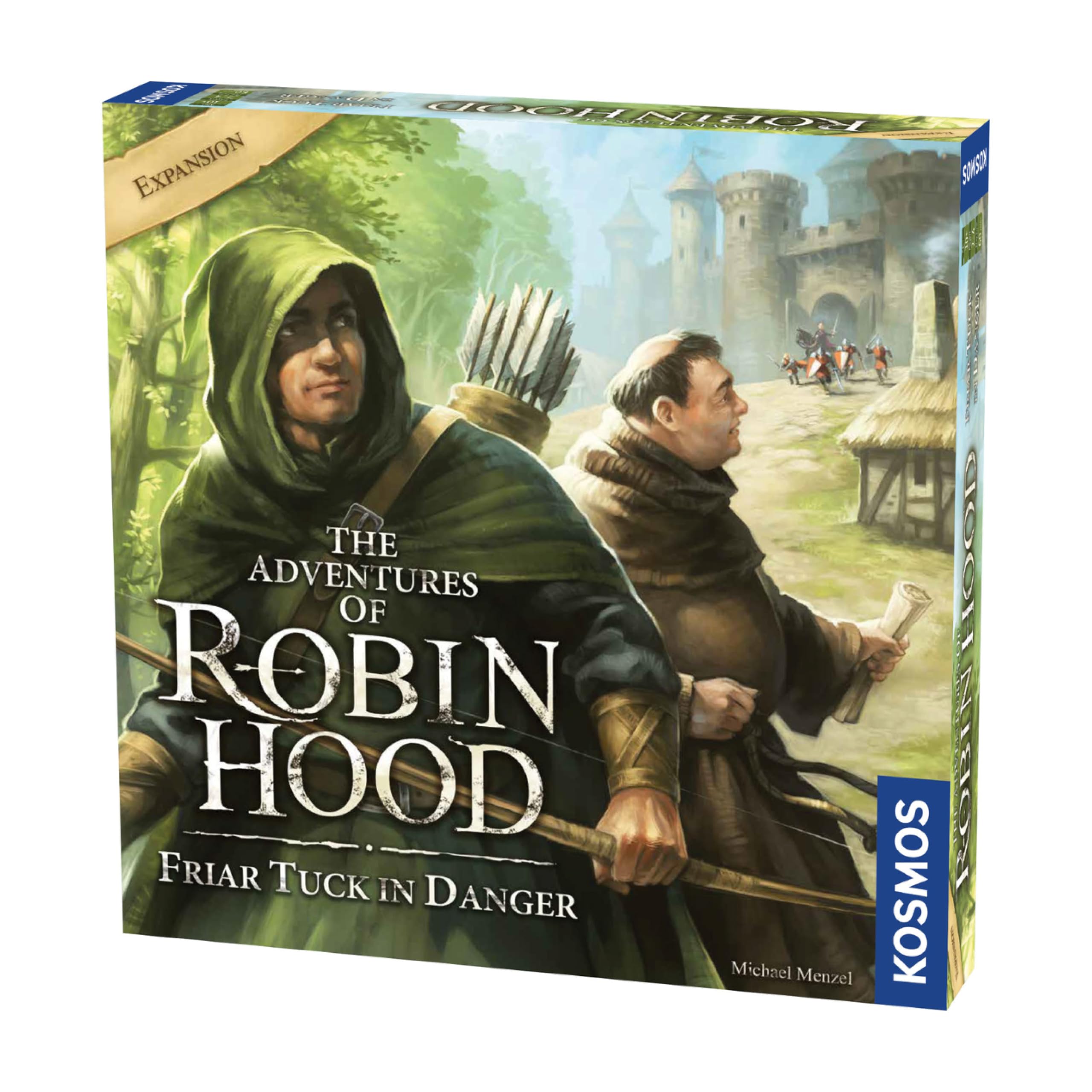 Thames & Kosmos The Adventures of Robin Hood: Friar Tuck in Danger-Expansion Pack, Strategy Game, Family Games for Game Night, Cooperative Board Games for Adults and Kids, For 2 to 4 Players, Age 10+