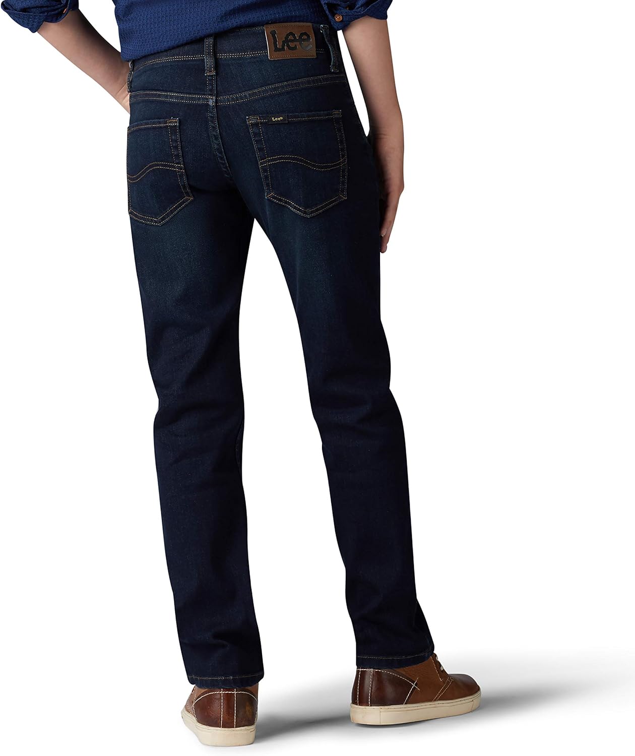 Lee Boys' Performance Series Extreme Comfort Straight Fit Jean: Clothing