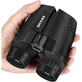 Occer 12x25 Compact Binoculars for Adults and Kids | High Powered, Easy Focus, Large Eyepiece for Bird Watching, Cruise Ship, Outdoor Hunting, Travel, Sightseeing