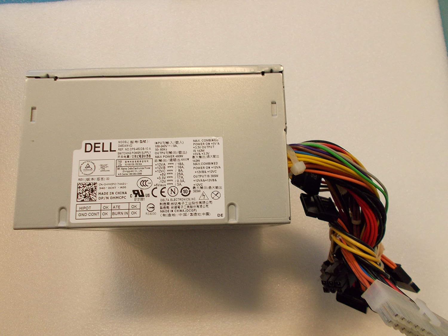 HMCPC - PSU 460W Switching Delta D460AM-02 XPS 8700 Tower (Renewed)