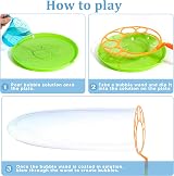 JOYIN 19pcs Large Bubble Wands Set with Tray 53cm Giant Bubbles Party Kit view 4