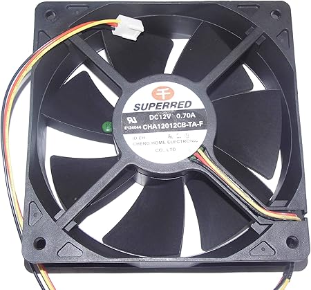Cha12012cb Ta F 12cm 12v 0 7a P N 10l5574 E C F83830 3 Draht Ventilator 120 X 120 X 38 Mm Amazon De Computers Accessories