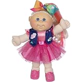Cabbage Patch Kids, JoJo Siwa Doll, 14&rdquo;, Plush-Toy, Includes Sparkly Dress, Vest with Patches, Giant Hair Bow &ndash; with Birth Certificate, Birthdate, Birth Time