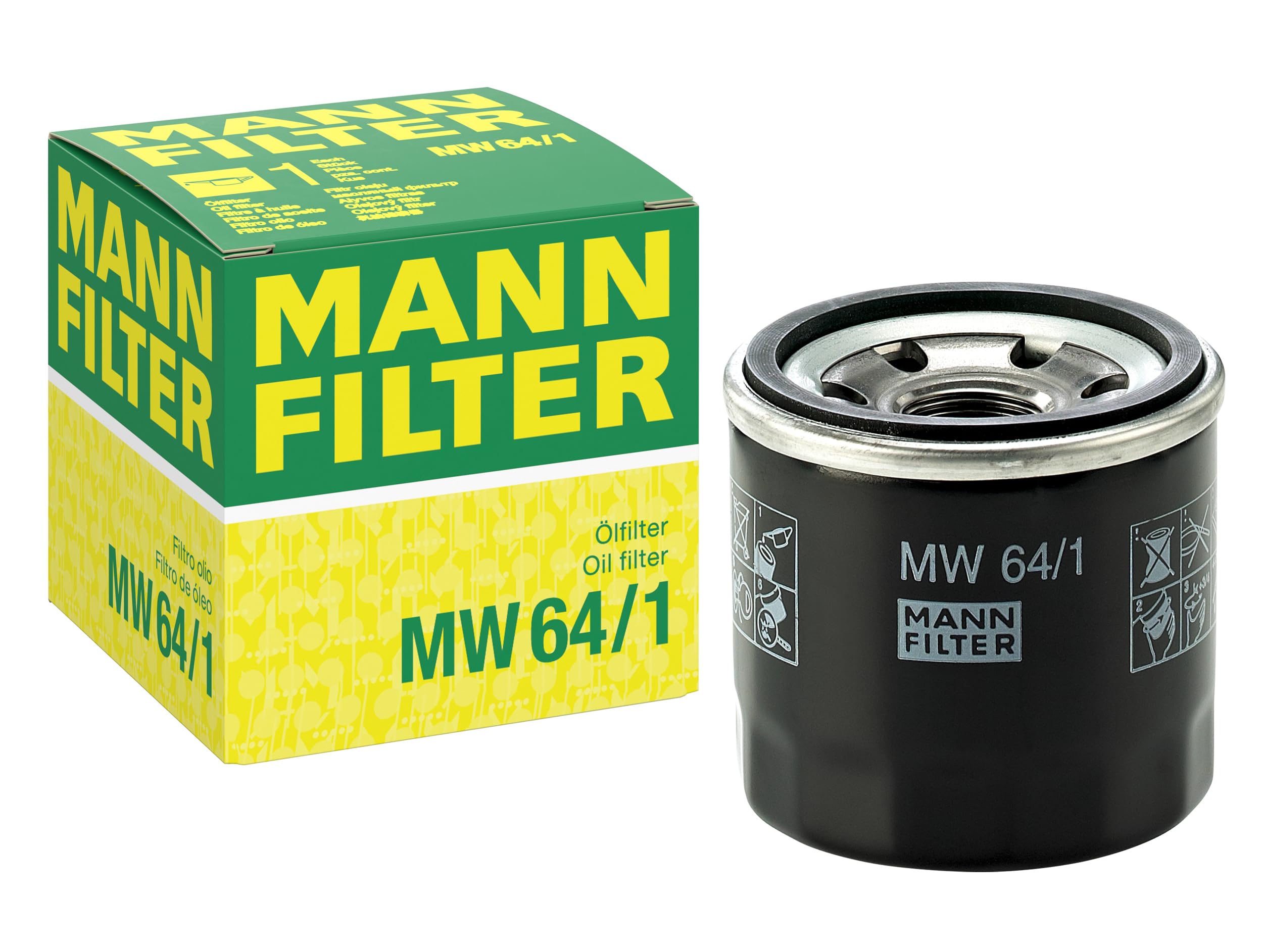 MANN-FILTER MW 64/1 Oil Filter - for Motorcycles